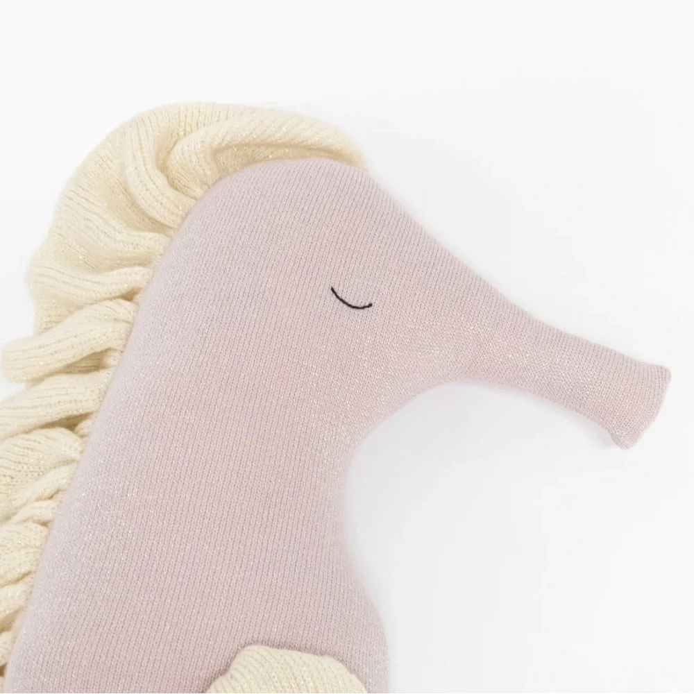 Meri Meri Seahorse Knit Stuffed Toy - Picture 2 of 5